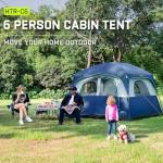 Happy Travel Waterproof 6-Person Camping Tent