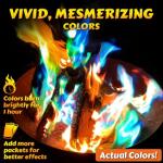 Magic Fire Color Changing Packets - 6 Pack