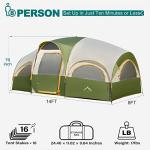 GoHimal Waterproof 8-Person Family Camping Tent
