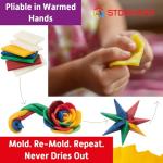 Stockmar 6 Color Beeswax Sheets for Creative Kids