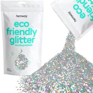 Biodegradable Glitter - Eco-Friendly Silver Holographic