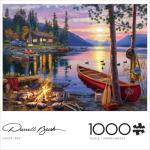 Canoe Lake 1000-Piece Eco-Friendly Jigsaw Puzzle