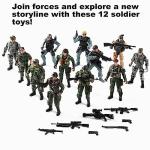 Eco-Friendly Army and SWAT Toy Soldiers Set
