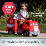 Interactive Eco-Friendly Toddler Fire Truck Ride-On