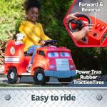 Interactive Eco-Friendly Toddler Fire Truck Ride-On