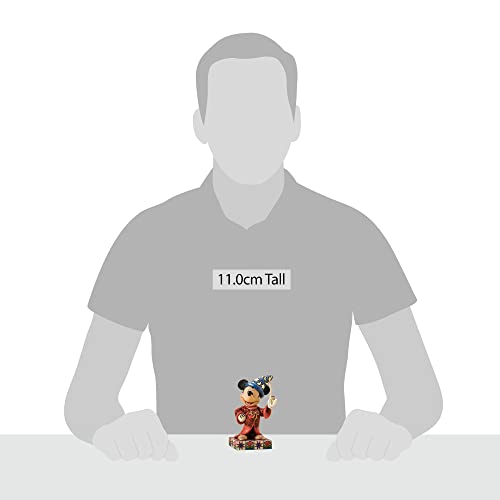 Jim Shore Sorcerer Mickey Mouse Figurine, 4.2 Inch