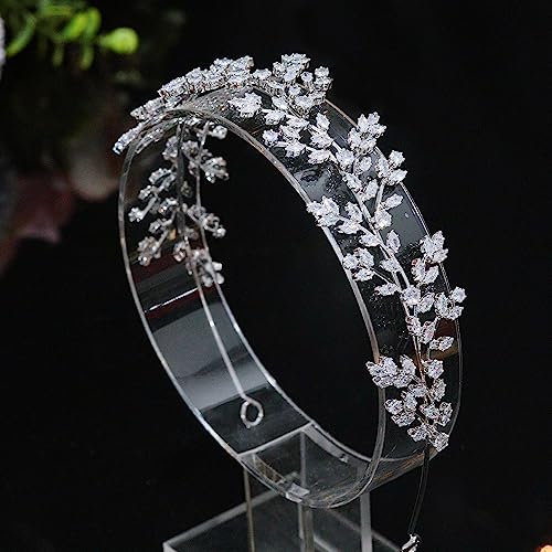 Jorsnovs Bridal Headpieces: Chic CZ Hair Accessories for Women