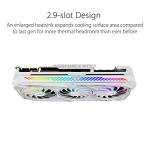 ASUS ROG STRIX NVIDIA GeForce RTX™ 3090 White OC Edition Gaming Graphics Card (PCIe 4.0, 24GB GDDR6X, HDMI 2.1, DisplayPort 1.4a, White color scheme, Axial-tech Fan Design, 2.9-slot, Super Alloy Power