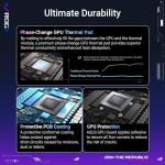 ASUS ROG Astral GeForce RTX 5080 OC Edition Gaming Graphics Card (PCIe 5.0, 16GB GDDR7, HDMI/DP 2.1, 3.8 Slots, 4-Fan Design, Axial Fans, Patented Steam Chamber,