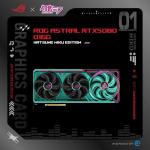 ASUS ROG Astral GeForce RTX 5080 16GB GDDR7 OC Hatsune Miku Edition Edition Gaming Graphics Card (PCIe 5.0, HDMI, Display 2.1, 3.8 Slot, 4 Axial Fans, Thermal Pad GPU)
