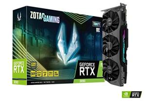Zotac Gaming GeForce RTX™ 3090 Trinity OC 24GB GDDR6X 384-bit 19.5 Gbps PCIE 4.0 Gaming Graphics Card, IceStorm 2.0 Advanced Cooling, Spectra 2.0 RGB Lighting, ZT-A30900J-10P