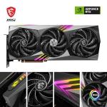 MSI GeForce RTX 4080 16GB GAMING X TRIO Gaming Graphics Card - 16GB GDDR6X, 2610 MHz, PCI Express Gen 4, 256-bit, 3x DP v 1.4a, HDMI 2.1a (Supports 4K & 8K HDR)