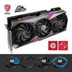 MSI GeForce RTX 4080 16GB GAMING X TRIO Gaming Graphics Card - 16GB GDDR6X, 2610 MHz, PCI Express Gen 4, 256-bit, 3x DP v 1.4a, HDMI 2.1a (Supports 4K & 8K HDR)