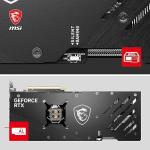 MSI GeForce RTX 4080 16GB GAMING X TRIO Gaming Graphics Card - 16GB GDDR6X, 2610 MHz, PCI Express Gen 4, 256-bit, 3x DP v 1.4a, HDMI 2.1a (Supports 4K & 8K HDR)