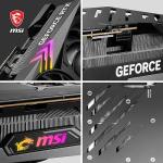 MSI GeForce RTX 4080 16GB GAMING X TRIO Gaming Graphics Card - 16GB GDDR6X, 2610 MHz, PCI Express Gen 4, 256-bit, 3x DP v 1.4a, HDMI 2.1a (Supports 4K & 8K HDR)