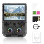 RG406V Handheld Game Console,4.0 Inch IPS Classic Retro Video Games Consoles,with 128G TF Card,with 5500mAh Battery Casual Game Console,Supports Wireless Networt HD Handheld Retro Console (Black)