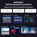 RG477M Retro Handheld Game Console , Aluminum Alloy CNC Android 14 System 4.7 Inch LTPS in-Cell Screen Dimensity 8300 Processor Support WiFi 6E Bluetooth 5.3 NO Game Card(Brozen)