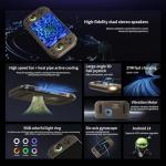 RG477M Retro Handheld Game Console , Aluminum Alloy CNC Android 14 System 4.7 Inch LTPS in-Cell Screen Dimensity 8300 Processor Support WiFi 6E Bluetooth 5.3 NO Game Card(Brozen)