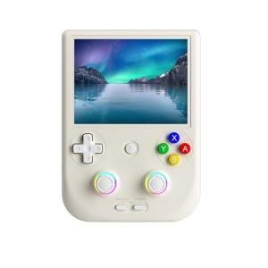 RG406V Retro Handheld Game Console, Android 13 OS Built-in 128G TF Card Retro Video Games Consoles 4.0 Inch IPS Screen Portable Pocket Video Player Games (Beige White)