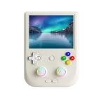 RG406V Retro Handheld Game Console, Android 13 OS Built-in 128G TF Card Retro Video Games Consoles 4.0 Inch IPS Screen Portable Pocket Video Player Games (Beige White)