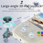 RG406V Retro Handheld Game Console, Android 13 OS Built-in 128G TF Card Retro Video Games Consoles 4.0 Inch IPS Screen Portable Pocket Video Player Games (Beige White)