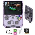 RG405V Retro Game Console RG405V Handheld Game Console Android 12 System 4 inches IPS Touch Screen, Built in 5500 mAh Battery with 128G TF Card 3172 Games, Support 5G WiFi Bluetooth 5.0 (Sliver)
