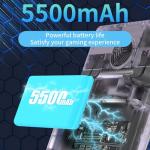 RG405V Retro Game Console RG405V Handheld Game Console Android 12 System 4 inches IPS Touch Screen, Built in 5500 mAh Battery with 128G TF Card 3172 Games, Support 5G WiFi Bluetooth 5.0 (Sliver)