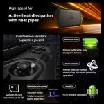 RG Slide Handheld Game Console RG Slide 4.7-inch LTPS in-Cell Screen Retro Game Console Unisoc T820 Portable Arcade Video Gaming Console Support AI WiFi Bluetooth HD and TV Output Black