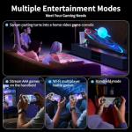 Anbernic RG476h Retro Handheld Game Console 4.7-inch LTPS in-Cell Screen No Card Android 13 System 128G Storage Support AI Functions 3D Hall Effect Joystick WiFi Bluetooth HD and TV Output Black