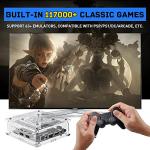 Super Console X PRO Plus, Retro Game Console 256GB Built-in 117,000+ Games, Video Game Console Systems with 2 Wireless Controllers, Compatible with PS1/PSP/MAME, for 4K TV HD/AV Output