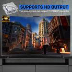 Super Console X PRO Plus, Retro Game Console 256GB Built-in 117,000+ Games, Video Game Console Systems with 2 Wireless Controllers, Compatible with PS1/PSP/MAME, for 4K TV HD/AV Output