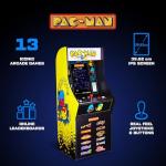 Arcade1Up PAC-MAN Classic SE Arcade Game Machine – 1.22 Meter Cabinet, 13 Classic Video Games, 39.62 cm IPS Display, Easy Assembly, Perfect for At-Home Gaming