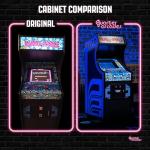 Numskull Quarter Arcades Bubble Bobble Collector's Edition Mini Arcade - 1/4 Scale Authentic Wooden Replica, Original ROM, Rechargeable Battery & 3W Speakers for Retro Enthusiasts.