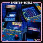 Numskull Quarter Arcades Bubble Bobble Collector's Edition Mini Arcade - 1/4 Scale Authentic Wooden Replica, Original ROM, Rechargeable Battery & 3W Speakers for Retro Enthusiasts.