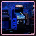 Numskull Quarter Arcades Bubble Bobble Collector's Edition Mini Arcade - 1/4 Scale Authentic Wooden Replica, Original ROM, Rechargeable Battery & 3W Speakers for Retro Enthusiasts.