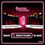 Numskull Quarter Arcades Bubble Bobble Collector's Edition Mini Arcade - 1/4 Scale Authentic Wooden Replica, Original ROM, Rechargeable Battery & 3W Speakers for Retro Enthusiasts.