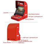 UNICO SNK MVS Mini Arcade, 45 SNK Licensed Classics Games, Including The King of Fighters, Metal SLUG etc., Supports Large Screen HDMI Output/2 Gamepad Ports/ SNK MVS Mini for Adults and Children