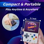 Miyoo Mini Plus Purple Transparent 128GB with Onion OS, Retro Portable Console, All Roms Supported RetroAchievements