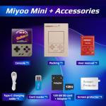 Miyoo Mini Plus Purple Transparent 128GB with Onion OS, Retro Portable Console, All Roms Supported RetroAchievements