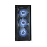 CyberpowerPC Wyvern Gaming PC - AMD Ryzen 5 4500, Nvidia RTX 3050, 16GB RAM, 500GB NVMe SSD, 650W 80+ PSU, WiFi, Windows 11, Blaze RGB