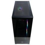 CyberPowerPC Wyvern Gaming PC - AMD Ryzen 7 8700F, Nvidia RTX 5060 8GB, 16GB RAM, 1TB NVMe SSD, 650W 80+ PSU, Wi-Fi, Windows 11, Prism Panoramic RGB Black