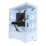 CyberPowerPC Wyvern Gaming PC - AMD Ryzen 5 5500, Nvidia RTX 5060 8GB, 16GB RAM, 1TB NVMe SSD, 650W 80+ PSU, Wi-Fi, Windows 11, Prism Panoramic RGB White