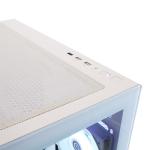 CyberPowerPC Wyvern Gaming PC - AMD Ryzen 5 5500, Nvidia RTX 5060 8GB, 16GB RAM, 1TB NVMe SSD, 650W 80+ PSU, Wi-Fi, Windows 11, Prism Panoramic RGB White