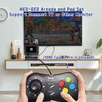 NEOGEO Mini International Arcade and Black Gamepad, 40 Pre-Loaded Classic SNK Games