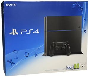 Sony PlayStation 4 Console 500 GB Edition Jet Black [PlayStation 4] (Renewed)