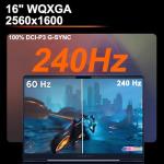 Dell Alienware 16X Aurora Gaming AI Laptop 16" WQXGA 240Hz (100% DCI-P3) Intel 24-core Ultra 9 275HX 32GB RAM 4TB SSD GeForce RTX 5070 (Up to 988 AI Tops) Thunderbolt Win11Pro ICP Hub w/Copilot