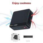 Beelink SER5 Mini PC, Ryzen 5 5500U(6C/12T up to 4,0Ghz), AMD Mini Computer 16GB DDR4 500GB M.2 NVMe SSD, 4K Triple Display, HDMI/DP/Type-C, 2.5G LAN,WiFi6, BT5.2