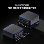 BOSGAME M2 Gaming Mini PC Ryzen 9 7940HS (8C/16T,Max 5.2GHz), 32GB DDR5 1TB NVMe SSD Mini Desktop PC, Dual 2.5G LAN, Quad Display, OCulink, Wi-Fi 6E&BT5.2