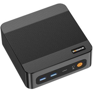 BOSGAME P6 Gaming Mini PC Ryzen 9 6900HX (8C/16T, up to 4.9GHz) Mini PC, 32GB LPDDR5 1TB NVMe SSD Mini Desktop, 1 x Type-C, 1 x DP, 1 x HDMI, Dual RG45 NIC, Wi-Fi 6E, BT5.2