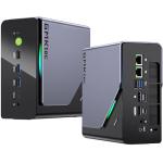 GMKtec Gaming Mini PC, AMD Ryzen 7 H 255 (Upgraded 8745HS) 64GB DDR5 RAM 1TB SSD, NUCBOX K12 Desktop Computer with 3X M.2 2280 Expansion, Oculink, Dual NIC 2.5G, HDMI 2.1, USB4